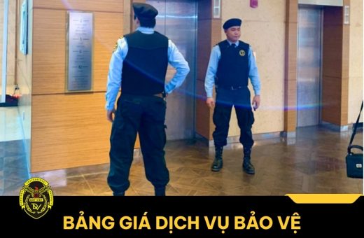 Bảng giá dịch vụ bảo vệ mới nhất hiện nay