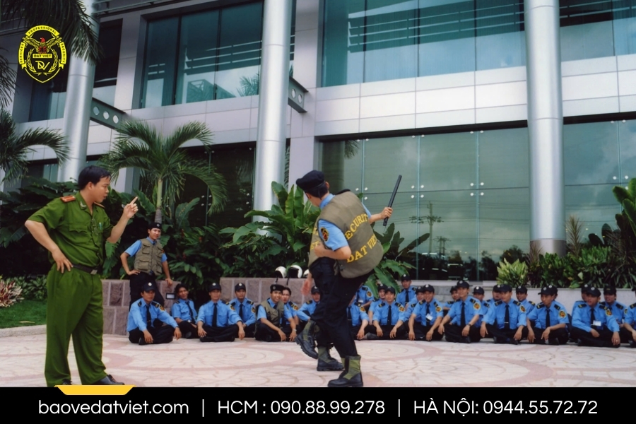 Bảo vệ Đất Việt với đội ngũ nhân sự được đào tạo nghiệp vụ chuyên nghiệp
